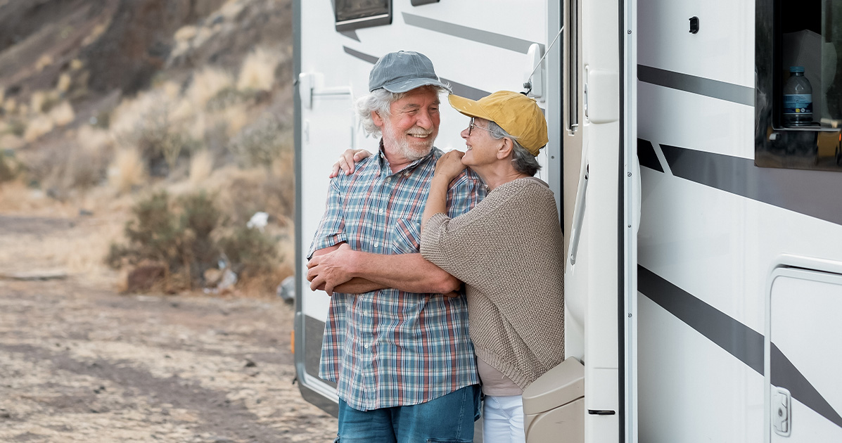 rv and older couple